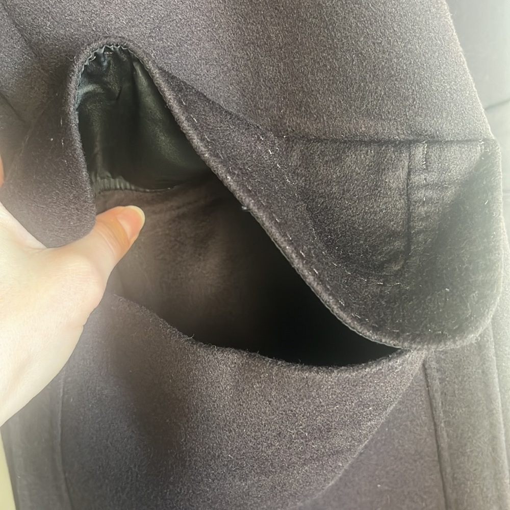 Wool/Cashmere Dark Brown Pringle of Scotland Coat - Picture 8 of 10